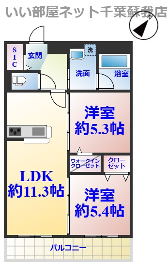 アリエッタの間取り