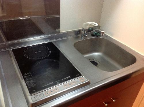 キッチン　電気コンロ　2口