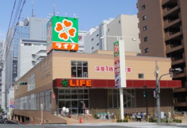 スーパー　ライフ土佐堀店（スーパー）まで481m