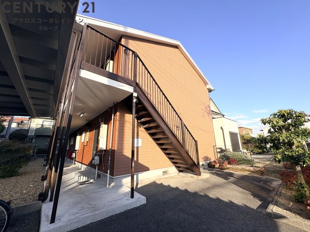 建物外観　防犯カメラ設置済みでセキュリティ安心！