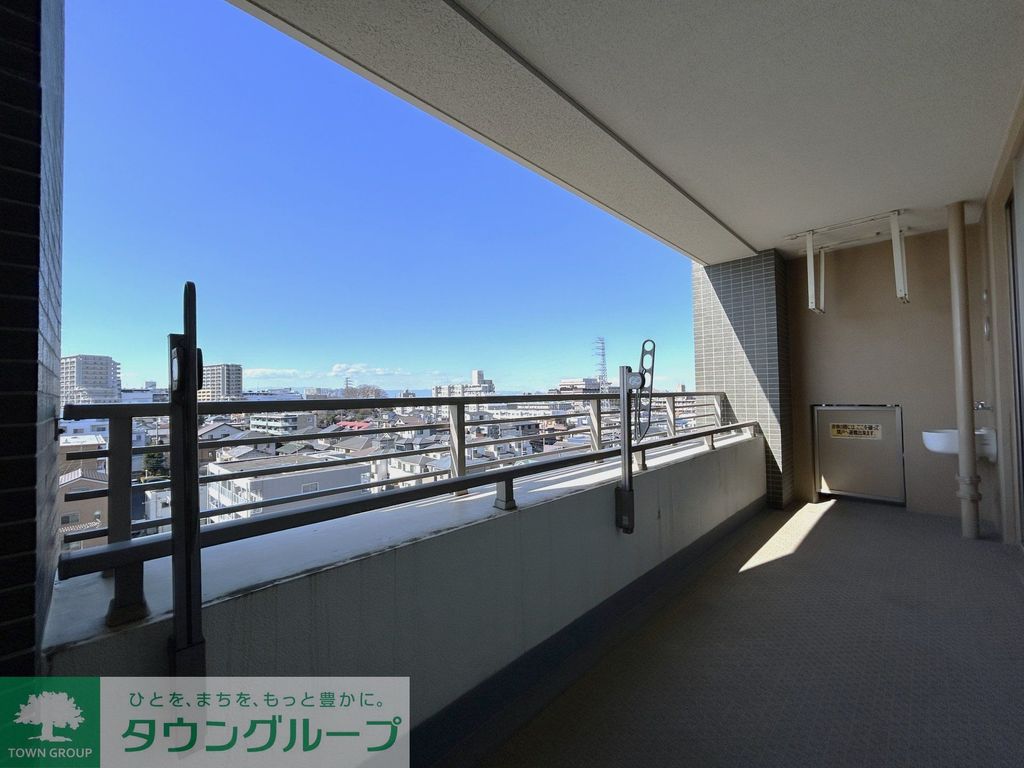 バルコニー　バルコニー（北西向きに撮影）