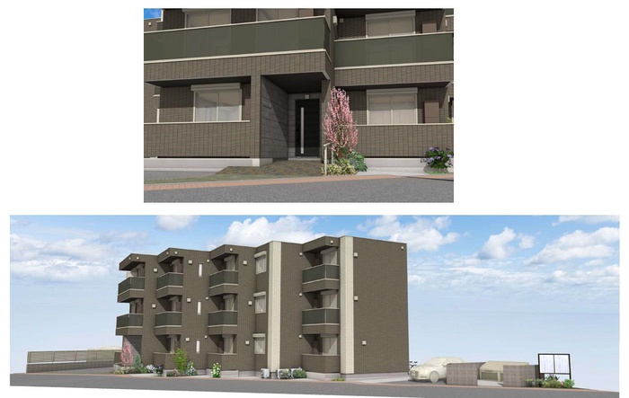 建物外観　完成予想図