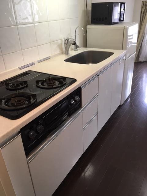 キッチン　家電・家具が1式揃っております。