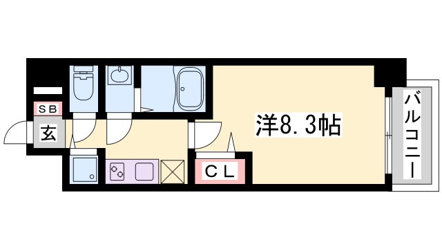 プレサンス神戸グレンツの間取り写真