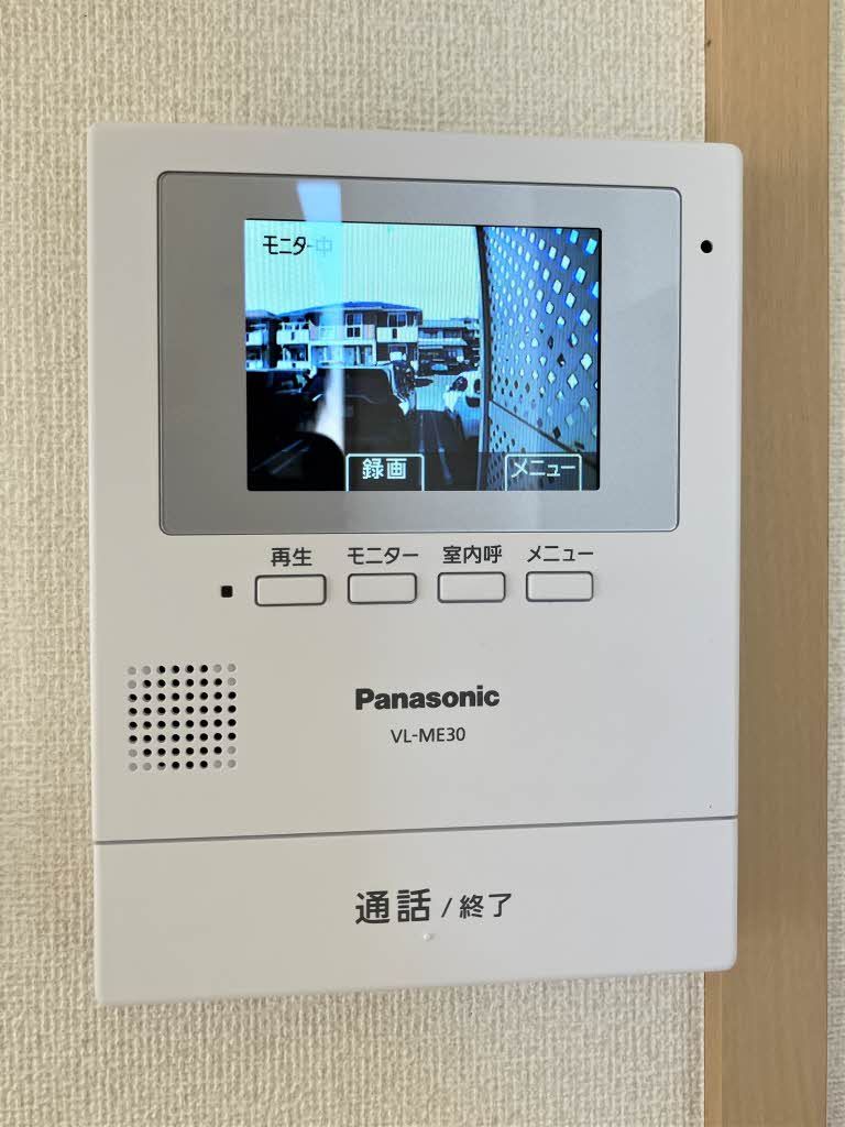 セキュリティ　モニター付きドアホン