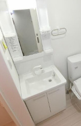 洗面設備　他号室　同施工参考写真
