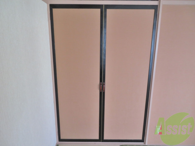 収納　６帖の和室には、しっかりと収納があります。