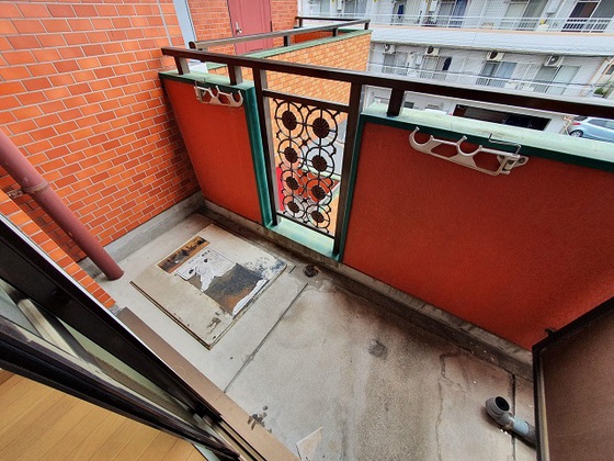 バルコニー　※別部屋の写真です