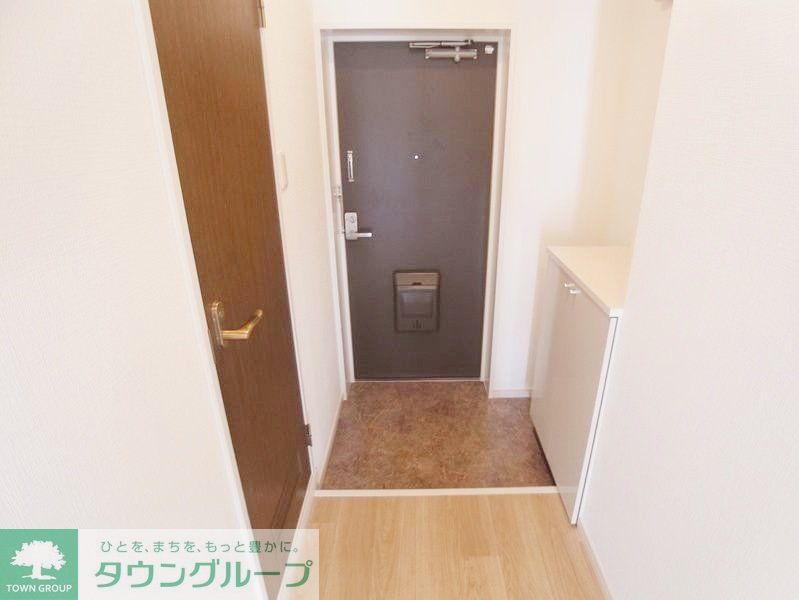 玄関　シューズボックス付の玄関