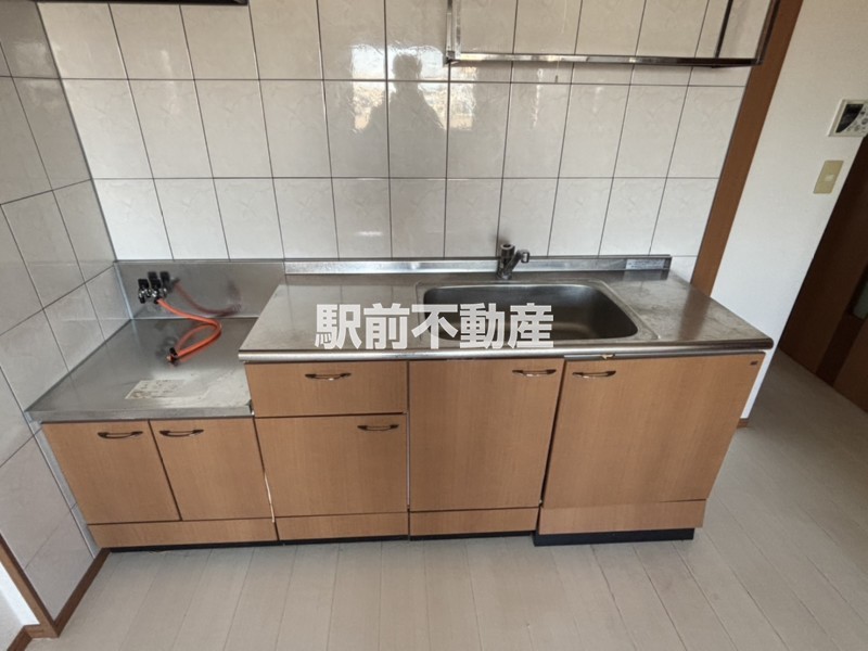 キッチン　ガスコンロ設置可能