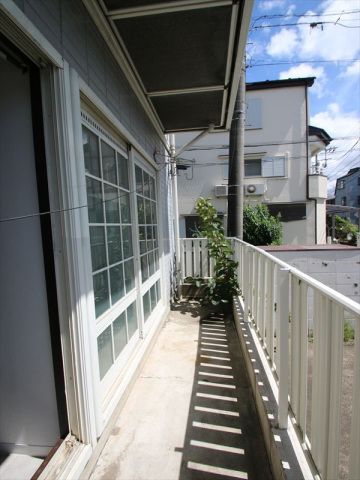 バルコニー　南向きのバルコニー