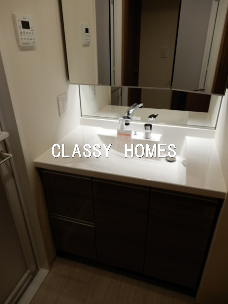 洗面設備　2021年竣工　グランリビオ芝大門：洗面台