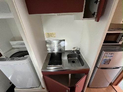 キッチン　シングルレバー設置