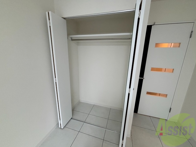 収納　クローゼットがありました。お洋服や荷物はここへ