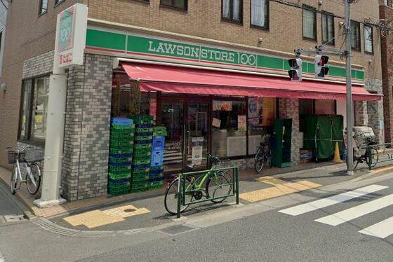 コンビニ　ローソンストア１００江戸川南小岩四丁目店（コンビニ）まで56m