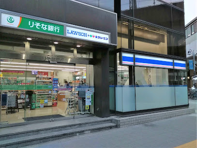 コンビニ　ローソン・スリーエフ 京急鶴見駅前店（コンビニ）まで74m