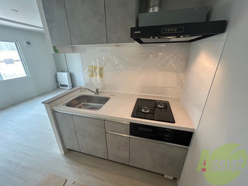 キッチン　システムキッチンなので、すぐお料理に使えます！