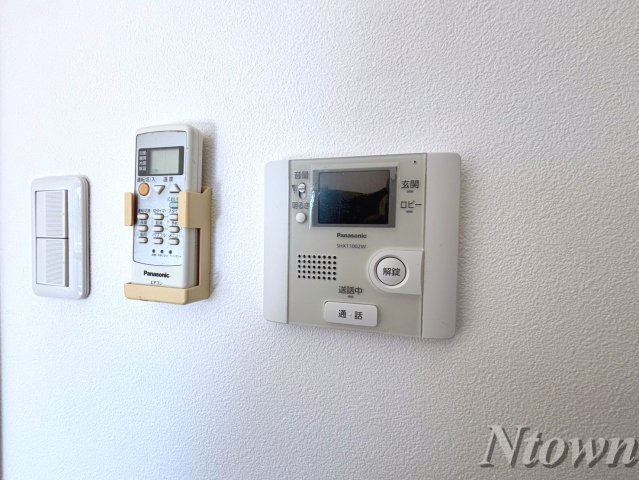 セキュリティ　モニター付きです