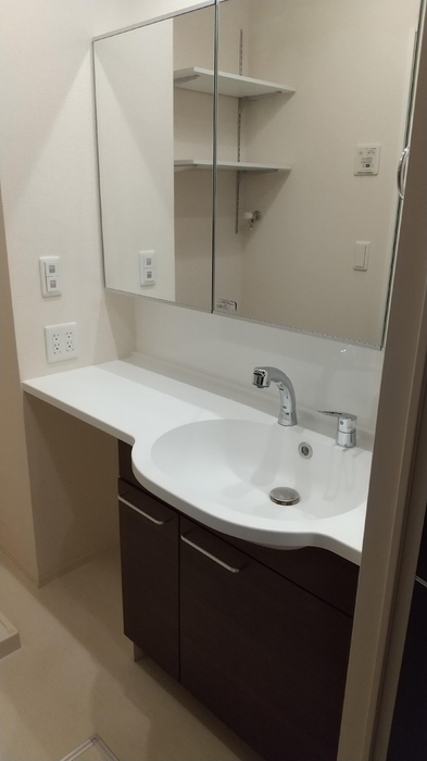 洗面設備　※別号室の写真です。現況優先となります。