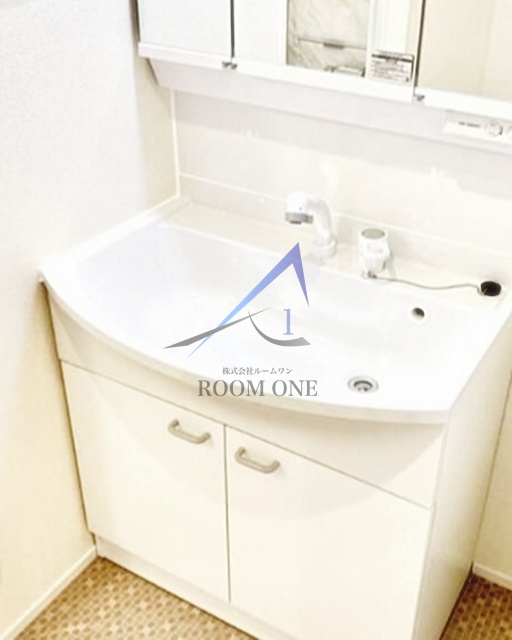 洗面設備　洗面台です。