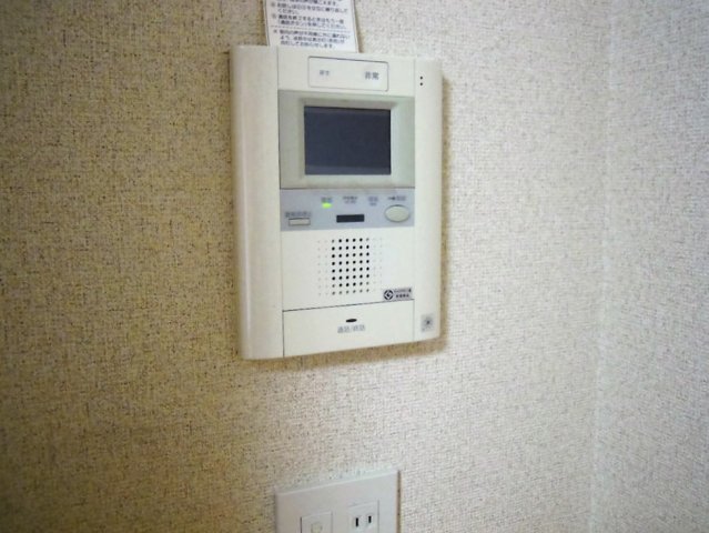 セキュリティ　モニター付インターホン。