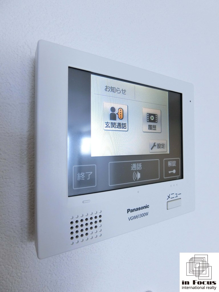 セキュリティ　来客の顔が見える安心のTVモニターホン