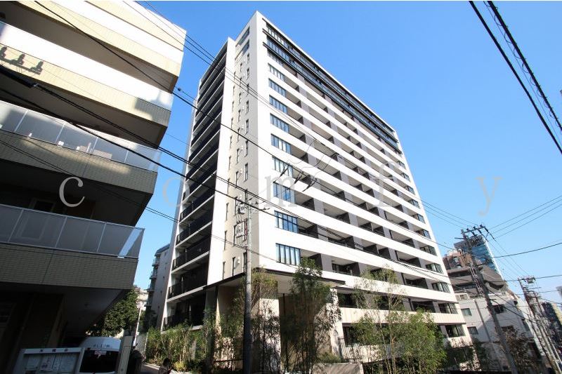 建物外観　湯島２分　１６階建て