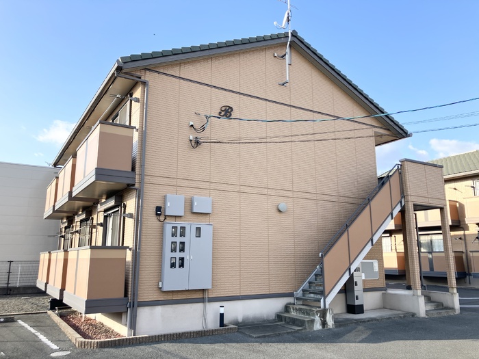 建物外観　福島の1Kアパート♪