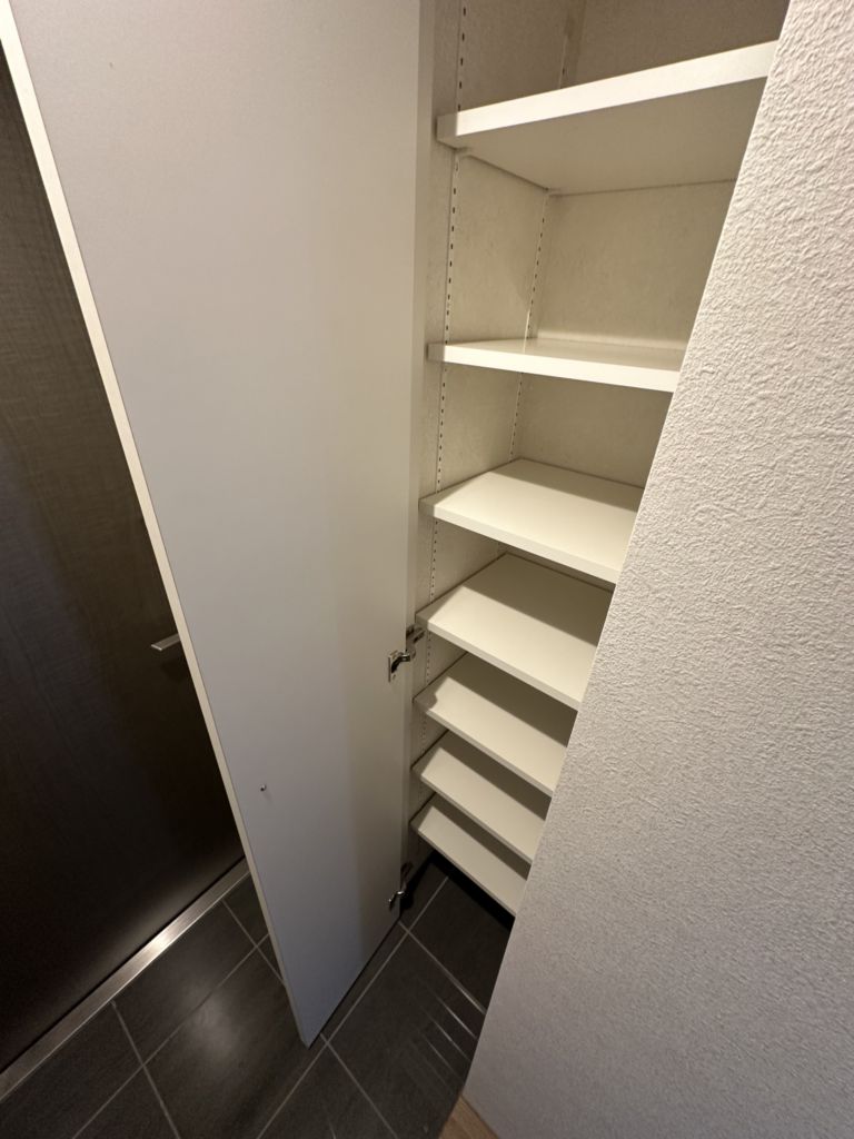 収納　大きなスペースがあり、収納には困りません