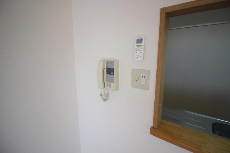 セキュリティ　インターホン付き