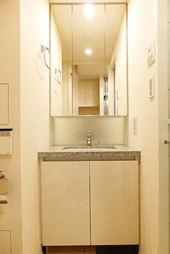 洗面設備　※別部屋の参考写真です。