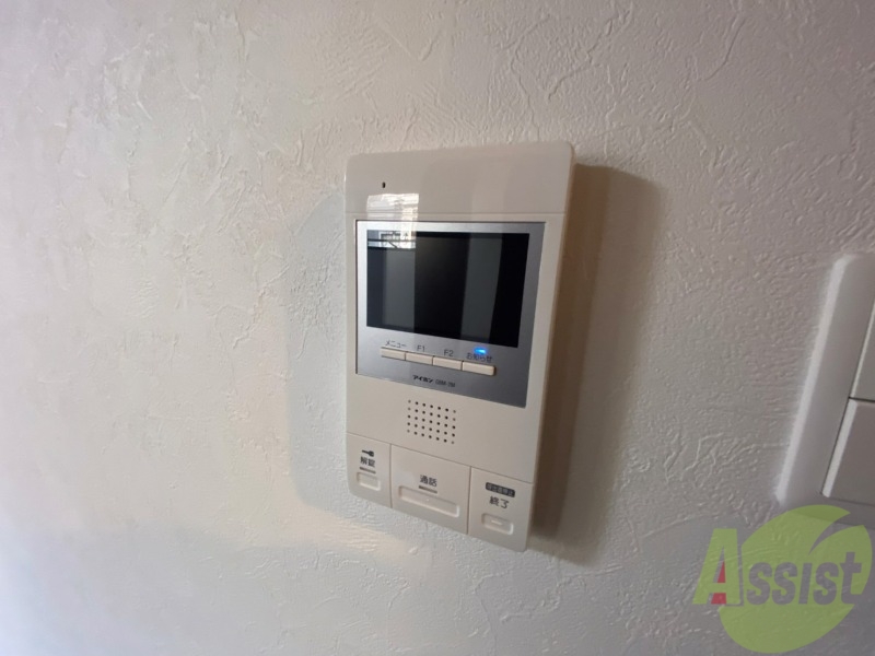 セキュリティ　インターホンで来客確認ができます。色々な機能が付いています。