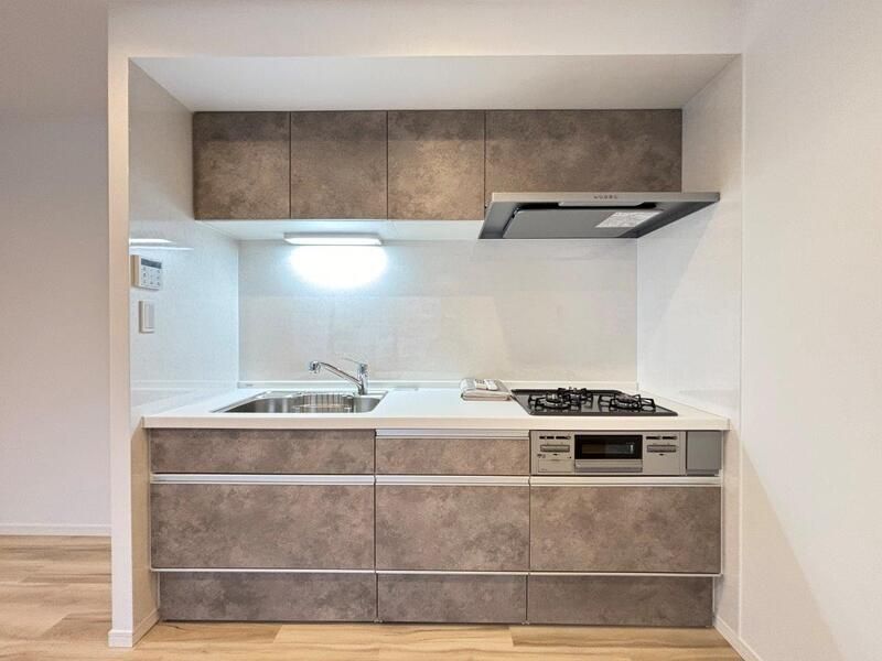 キッチン　■２口ガスコンロシステムキッチン■都市ガス♪