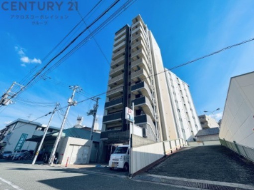 建物外観　エレベータ付きで、高層階でも便利☆宅配ボックス付き！