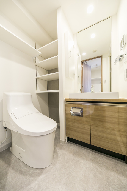 洗面設備　※写真は同タイプ住戸です。