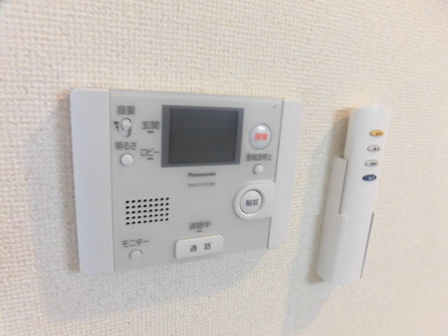 セキュリティ　TVモニター付きなので来客時も安心ですね