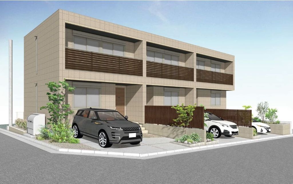 建物外観　駐車場