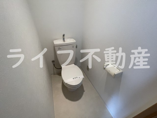 トイレ　ゆったりとした空間のトイレです