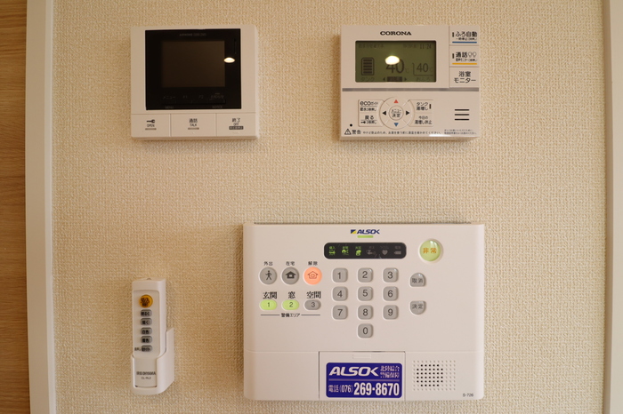セキュリティ　ALSOKホームセキュリティシステム、TVインターホン