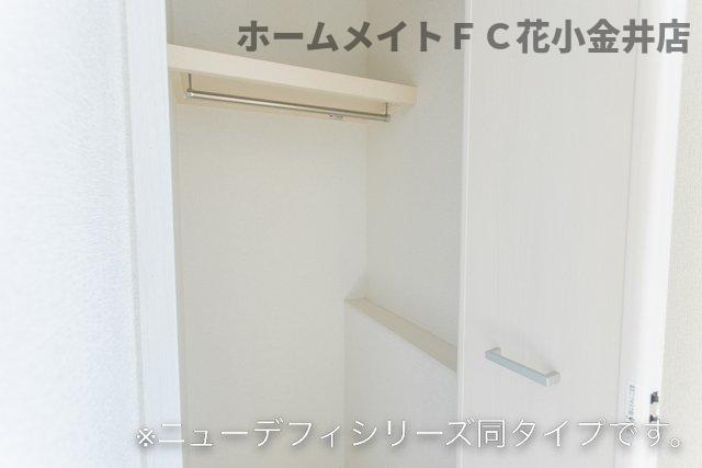 収納　たっぷりとした収納スペースです