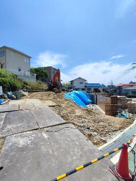 建物外観　建築現場