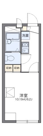 レオパレスルーメット中之茶屋の間取り写真