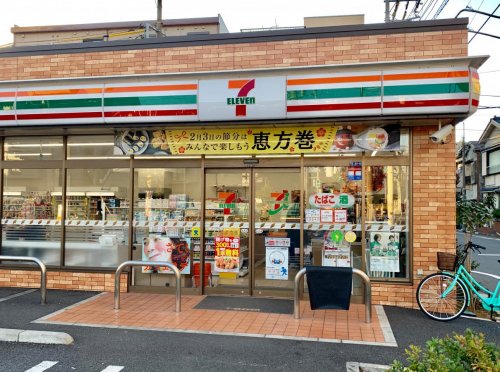 コンビニ　セブンイレブン 墨田堤通1丁目店（コンビニ）まで413m