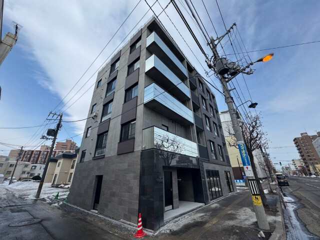 建物外観　完成予想パース　札幌市北区北三十五条西「ＥＸＯＲ　Ｎ３５」