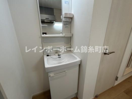 洗面設備　※建築中のため同施工参考写真となります。