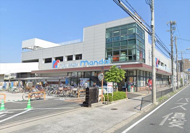 スーパー　（株）万代／尼崎難波店（スーパー）まで419m