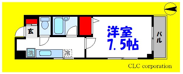 東京メトロ東西線 西葛西駅 徒歩4分 8階建 築27年の間取り写真