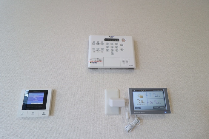 セキュリティ　ALSOKホームセキュリティ標準、カラーモニター付インターホ