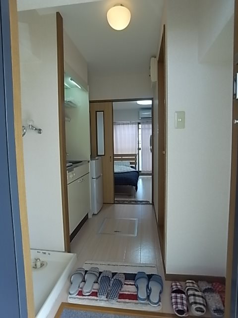 玄関　明るい玄関です