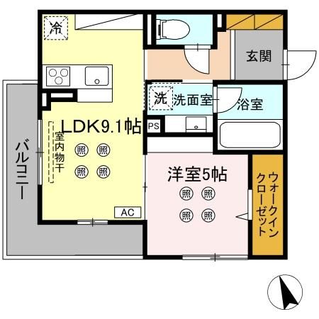 レーヴ・ウェル葉山の間取り写真